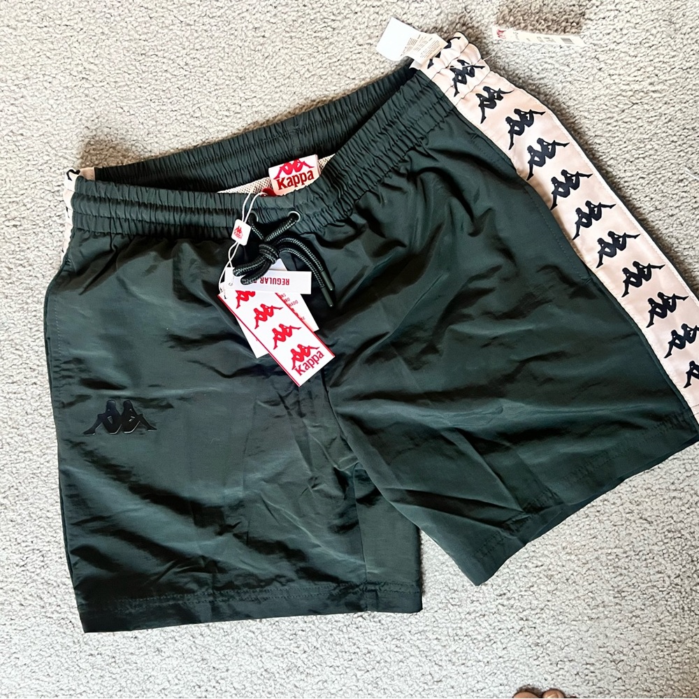NWT Olive green kappa swim trunks size M